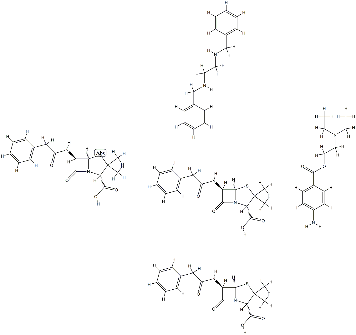 bicillin C-R 结构式