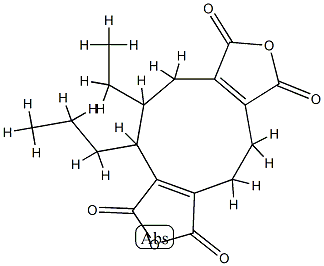 10-Ethyl-5,9,10,11-tetrahydro-9-propyl-1H-cyclonona[1,2-c:5,6-c']difuran-1,3,6,8(4H)-tetrone Structure