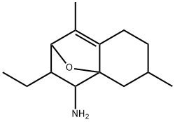 2H-2,4a-Epoxynaphthalen-4-amine,3-ethyl-3,4,5,6,7,8-hexahydro-1,6-dimethyl-(9CI) Structure