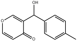 4H-Pyran-4-one,3-[hydroxy(4-methylphenyl)methyl]-(9CI) Structure