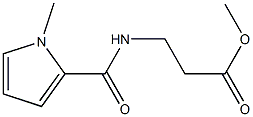 ba-Alanine, N-[(1-methyl-1H-pyrrol-2-yl)carbonyl]-, methyl ester (9CI) Structure