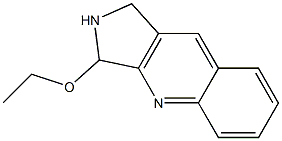 1H-Pyrrolo[3,4-b]quinoline,3-ethoxy-2,3-dihydro-(9CI) Structure