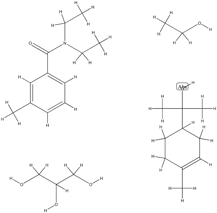 Diethyltoluamide-20 结构式