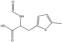 2-Thiophenepropanoicacid,alpha-(formylamino)-5-methyl-(9CI) Structure