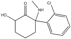 6-hydroxyketamine 结构式
