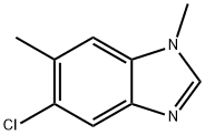 1H-Benzimidazole,5-chloro-1,6-dimethyl-(9CI) Struktur