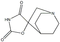 Spiro[1-azabicyclo[2.2.2]octane-3,5-oxazolidine]-2,4-dione (9CI) Structure