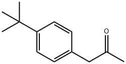 4-叔丁基苯丙酮 结构式