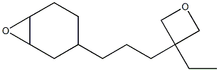 7-Oxabicyclo[4.1.0]heptane,3-[3-(3-ethyl-3-oxetanyl)propyl]-(9CI) Structure