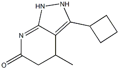6H-Pyrazolo[3,4-b]pyridin-6-one,3-cyclobutyl-1,2,4,5-tetrahydro-4-methyl-(9CI) Structure
