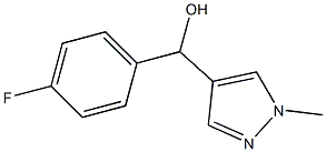 1H-Pyrazole-4-methanol,alpha-(4-fluorophenyl)-1-methyl-(9CI) Structure