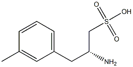 Benzenepropanesulfonic acid, ba-amino-3-methyl-, (baR)- (9CI) Structure