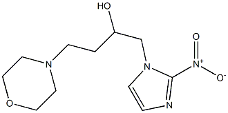α-[(2-Nitro-1H-imidazol-1-yl)methyl]-4-morpholine-1-propanol Structure