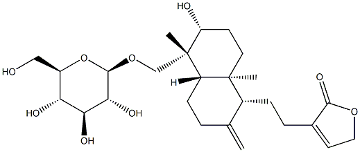 アンドロ-パノシド 化学構造式