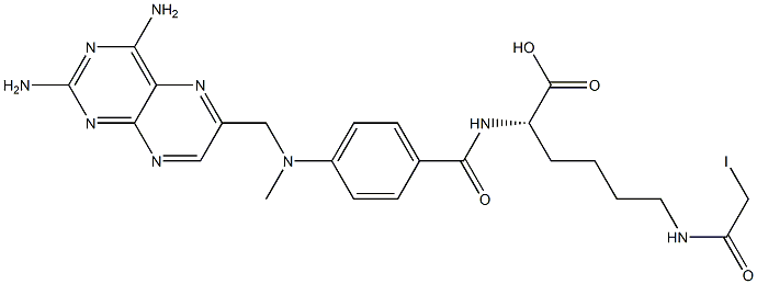 lysine-iodoacetylmethotrexate Struktur