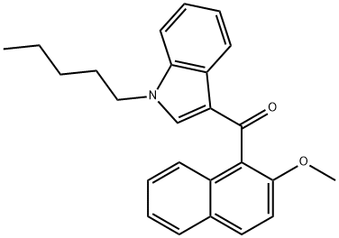 JWH 081 2-methoxynaphthyl isomer 结构式