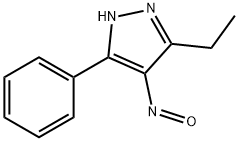 3-Ethyl-4-nitroso-5-phenyl-1H-pyrazole Structure