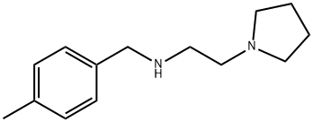 1-Pyrrolidineethanamine,N-[(4-methylphenyl)methyl]-(9CI) Structure
