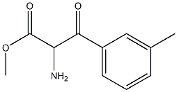 Phenylalanine, 3-methyl-ba-oxo-, methyl ester (9CI) Struktur