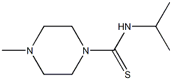 1-Piperazinecarbothioamide,4-methyl-N-(1-methylethyl)-(9CI) Structure