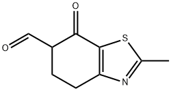 2-Methyl-7-oxo-4,5,6,7-tetrahydrobenzo[d]thiazole-6-carbaldehyde Structure