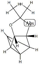 4,5,6-Metheno-4H-cyclopenta-1,3-dioxole,tetrahydro-2,2-dimethyl-,(3aR,6aS)-rel-(9CI) Structure