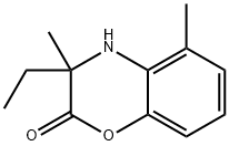 2H-?1,?4-?Benzoxazin-?2-?one, 3-?ethyl-?3,?4-?dihydro-?3,?5-?dimethyl- Structure