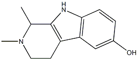 1H-Pyrido[3,4-b]indol-6-ol,2,3,4,9-tetrahydro-1,2-dimethyl-(9CI) Structure