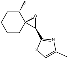 4-Methyl-2-[(2R,3R,4S)-4-methyl-1-oxaspiro[2.5]oct-2-yl]thiazole Structure