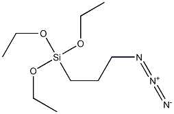 (3-アジドプロピル)トリエトキシシラン 化学構造式