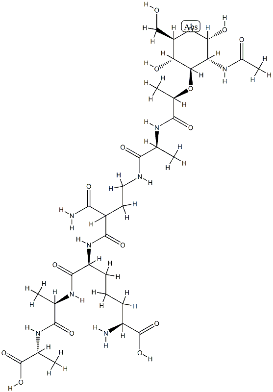 muramyl pentapeptide Structure