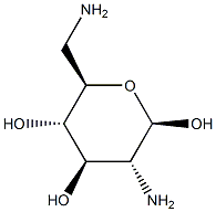 6-Amino-6-deoxy-β-D-glucosamine Structure