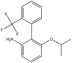 3-Isopropoxy-2-(α,α,α-trifluoro-o-tolyl)aniline Structure