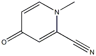2-Pyridinecarbonitrile,1,4-dihydro-1-methyl-4-oxo-(9CI) Structure