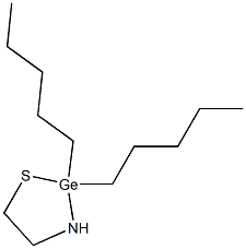 2-azanidylethanethiolate, dipentylgermanium Structure
