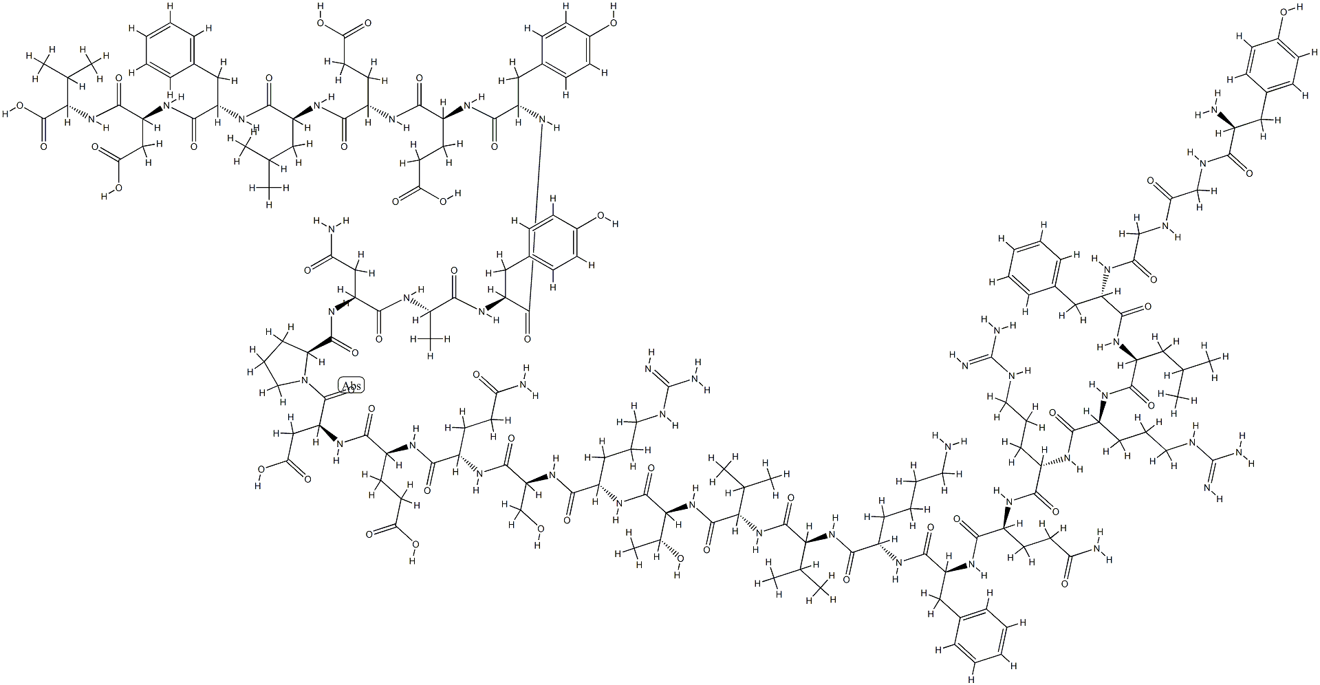 dynorphin B (1-29) Struktur