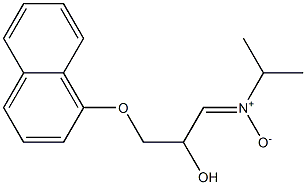 propranolol N-aldonitrone Struktur