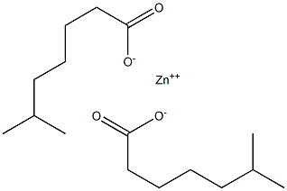 Isooctanoic acid, zinc salt, basic Structure
