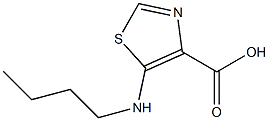 4-Thiazolecarboxylicacid,5-(butylamino)-(9CI) Struktur