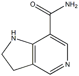 1H-Pyrrolo[3,2-c]pyridine-7-carboxamide,2,3-dihydro-(9CI) Struktur