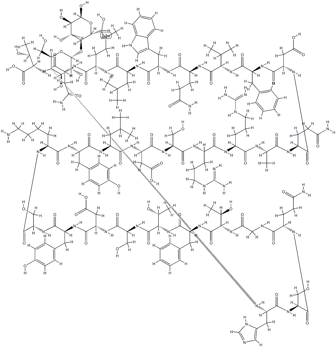 N(alpha)-maltoglucagon Structure
