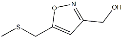 3-Isoxazolemethanol,5-[(methylthio)methyl]-(9CI) Structure