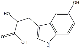 5-(hydroxy-3-indolyl)lactic acid Structure