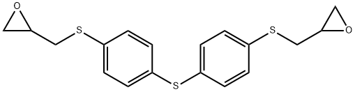 BIS{4-(2,3-EPOXYPROPYLTHIOPHENYL)SULFIDE Structure