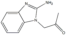 2-Propanone,1-(2-amino-1H-benzimidazol-1-yl)-(9CI) Structure