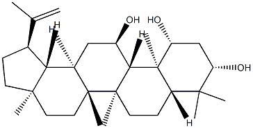 Lup-20(29)-ene-1β,3β,11α-triol 结构式
