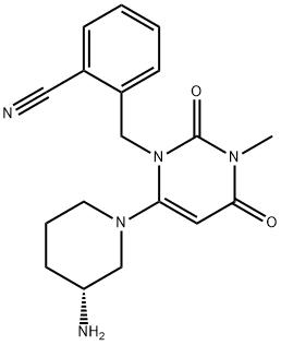 アログリプチン 化学構造式