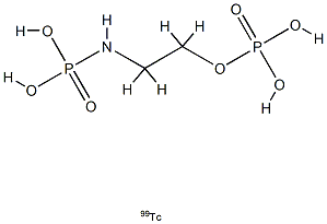 technetium Tc 99m N-phosphorylaminoethyl phosphate Structure