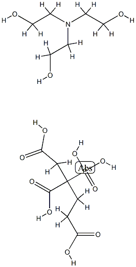 2-phosphonobutane-1,2,4-tricarboxylic acid, compound with 2,2',2''-nitrilotri[ethanol] Structure