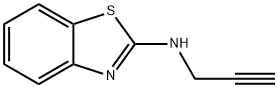 2-Benzothiazolamine,N-2-propynyl-(9CI) 结构式